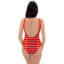 Load image into Gallery viewer, One-Piece Swimsuit - Red floral
