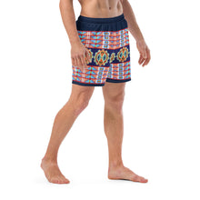 Load image into Gallery viewer, Men&#39;s swim trunks - Beaded Medallion