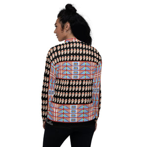 Unisex Bomber Jacket - Crow Elk