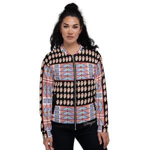 Unisex Bomber Jacket - Crow Elk