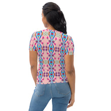 Load image into Gallery viewer, Women&#39;s T-shirt - Pretty in Pink Florals