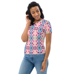 Women's T-shirt - Pretty in Pink Florals