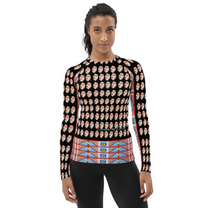 Women's Rash Guard - Crow Elk