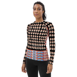 Women's Rash Guard - Crow Elk