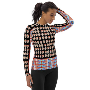 Women's Rash Guard - Crow Elk